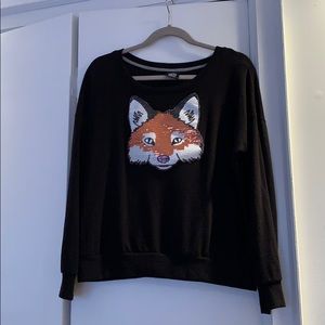 Bodeau sequin sweater L